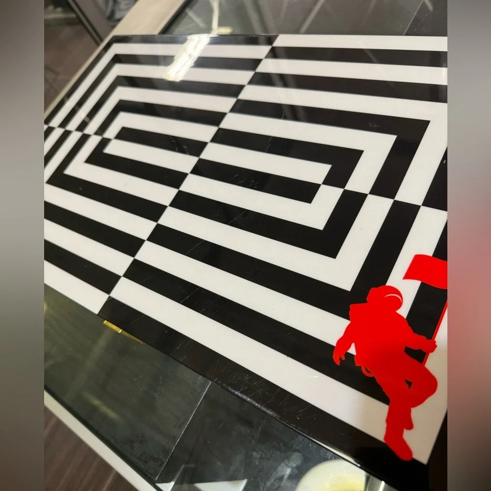 Jonathan Adler x MTV Op Art Moonman limited Backgammon set Special Edition Rare